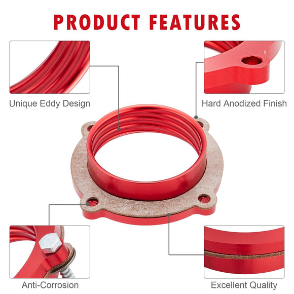 Dodge Durango/Charger/Challenger/Ram 1500 3.6L V6 Gas Aluminum Throttle Body Spacer Kit - WeiSen - 70520005