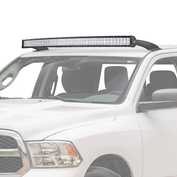 Dodge Ram 1500/2500/3500 Roof 52" Curved LED Light Bar Kit - WeiSen - ZT105 - L13 - W2