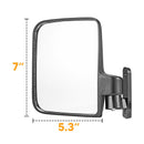Folding Rearview Side Mirrors for Club Car EZGO Yamaha Zone Carts - WeiSen - 60201001