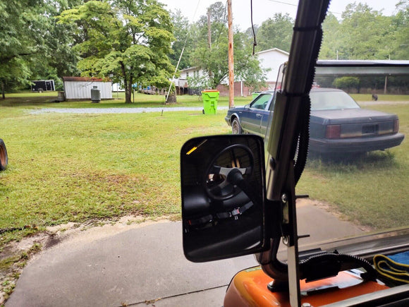 Folding Rearview Side Mirrors for Club Car EZGO Yamaha Zone Carts - WeiSen - 60201001