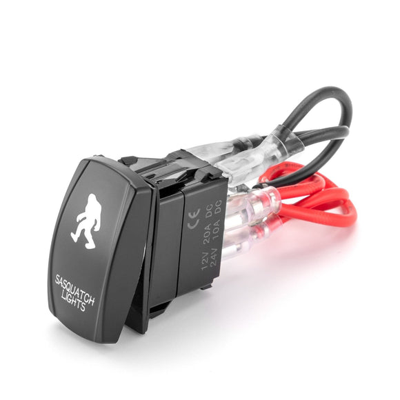 Ford Jeep Dodge Ram UTV OFF ROAD Boat Universal LED Light Control Rocker Switch Button - Weisen - WI101