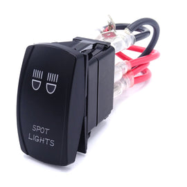 Ford Jeep Dodge Ram UTV OFF ROAD Boat Universal LED Light Control Rocker Switch Button - Weisen - WI103