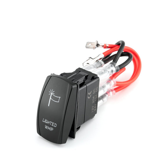 Ford Jeep Dodge Ram UTV OFF ROAD Boat Universal LED Light Control Rocker Switch Button - Weisen - WI104