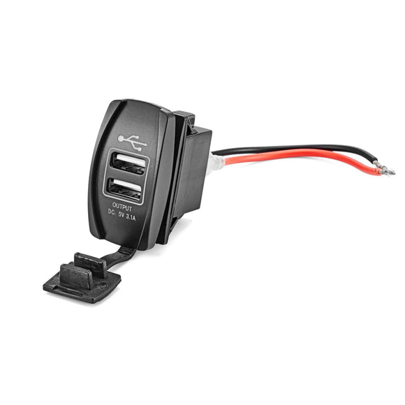 Ford Jeep Dodge Ram UTV OFF ROAD Boat Universal LED Light Control Rocker Switch Button - Weisen - WI110