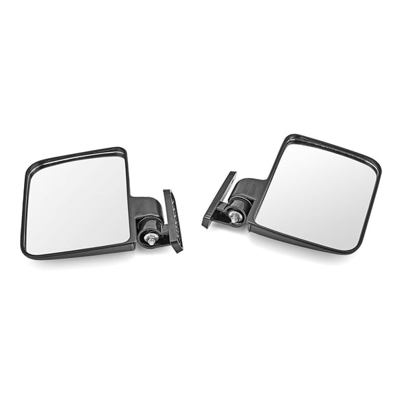 Golf Cart Folding Rear View Side Mirrors + 16.5" Wide Center Mirror for Club Car EZGO Yamaha Star Zone Carts - WeiSen - 6020100101