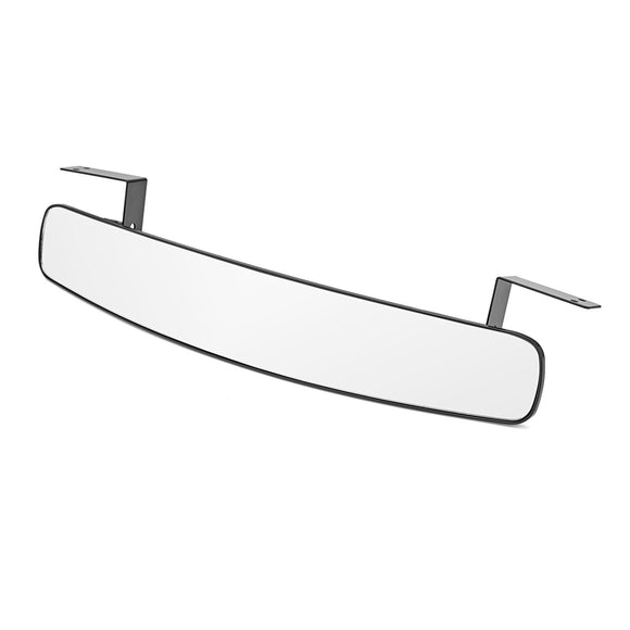 Golf Cart Folding Rear View Side Mirrors + 16.5" Wide Center Mirror for Club Car EZGO Yamaha Star Zone Carts - WeiSen - 6020100101