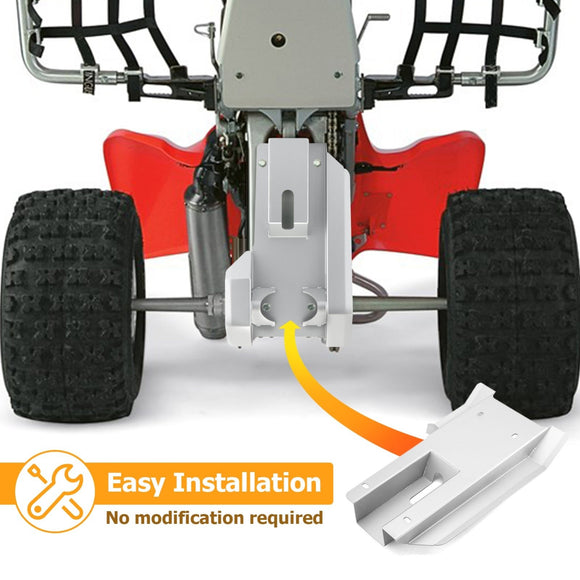 Honda TRX400EX TRX400X ATV Heavy Duty Chrome Swing Arm Skid Plate - WeiSen - 80308005