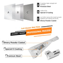 Honda TRX400X/TRX400EX Full Chassis Glide & Swing Arm Skid Plate Gaurd Combo - WeiSen - 80308003