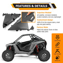Injection Molded Lower Half Door for 2020+ Polairs RZR PRO XP TUBOR R PRO R 2 Seats Replacement Part Number: 2883765 - WeiSen - 80307010