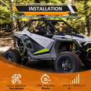 Injection Molded Lower Half Door for 2020+ Polairs RZR PRO XP TUBOR R PRO R 2 Seats Replacement Part Number: 2883765 - WeiSen - 80307010