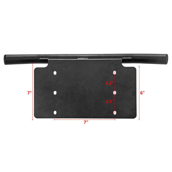 Jeep Ford Toyota Offroad SUV Bull Bar Front Bumper License Plate Holder Mount Bracket - WeiSen - ZT003 - B