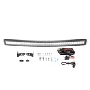 Jeep Ford Toyota UTV ATV 42" Dual Rows Curved LED Light Bar W/ Wiring Harness Kit | Amber White & Strobe Modes - WeiSen - 70202020