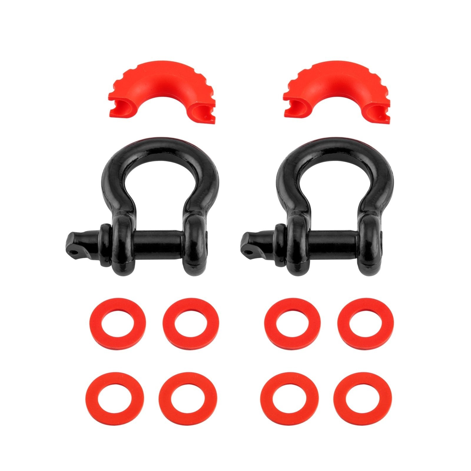 Jeep Truck Dodge Ram Off Road Universal Heavy Duty 3/4" Shackles D Ring Isolators Washer Kit - Weisen