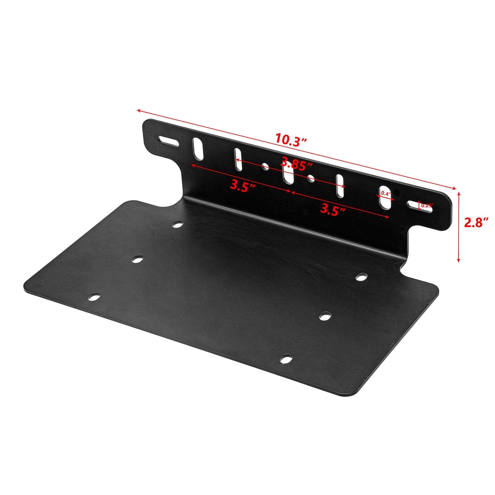 Jeep Truck Pickup SUV Universal Front Bumper License Plate Mount Bracket Holder - Weisen