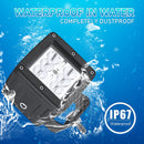 Jeep Wrangler JK 2007 - 2018 Backup Tail Light Brackets LED Mount w/2x 18W LED Cube Light Pod ＆ Wiring Kit - WeiSen - ZT098+LED001+WI005 - B