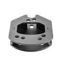 Jeep Wrangler JK TJ YJ Black CNC Steel Spare Tire Carrier Spacer Kit (Up to 33" Tires) - WeiSen - 70120002