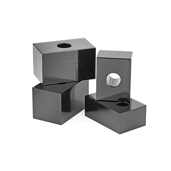 2018 - UP Jeep Wrangler JL/JLU CNC Machined Front Seat 1.5" Seat Riser Kit Spacer Blocks - WeiSen - 70305003