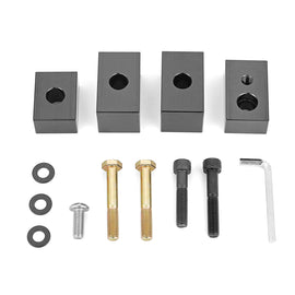 2018 - UP Jeep Wrangler JL/JLU CNC Machined Front Seat 1.5" Seat Riser Kit Spacer Blocks - WeiSen - 70305003