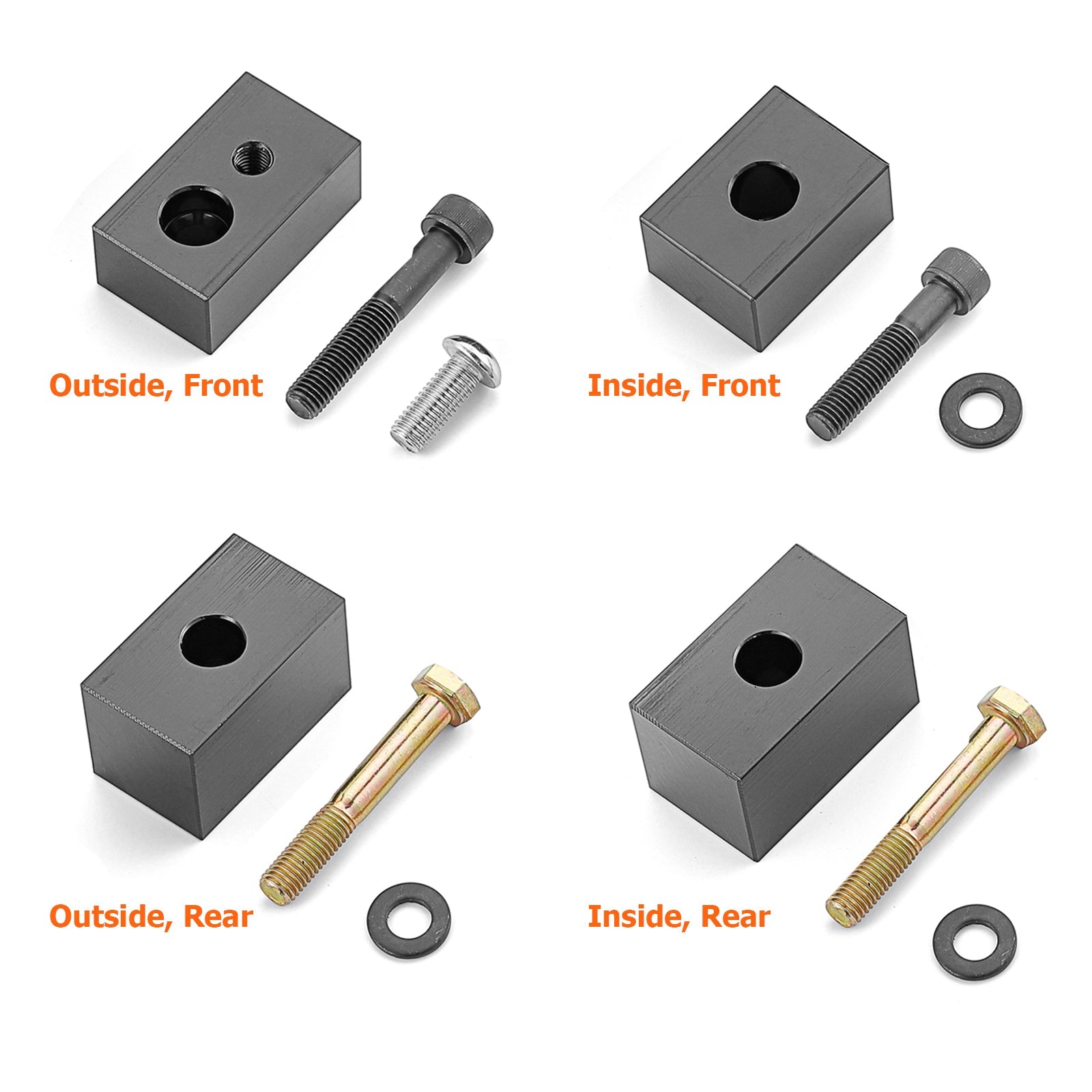 2018-UP Jeep Wrangler JL/JLU CNC Machined Front Seat 1.5