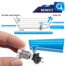 Kawasaki KX250 KX100 KX65 Solid Steel M10 x 1.50mm Magnetic Transmission Drain Plug - WeiSen - 70311003