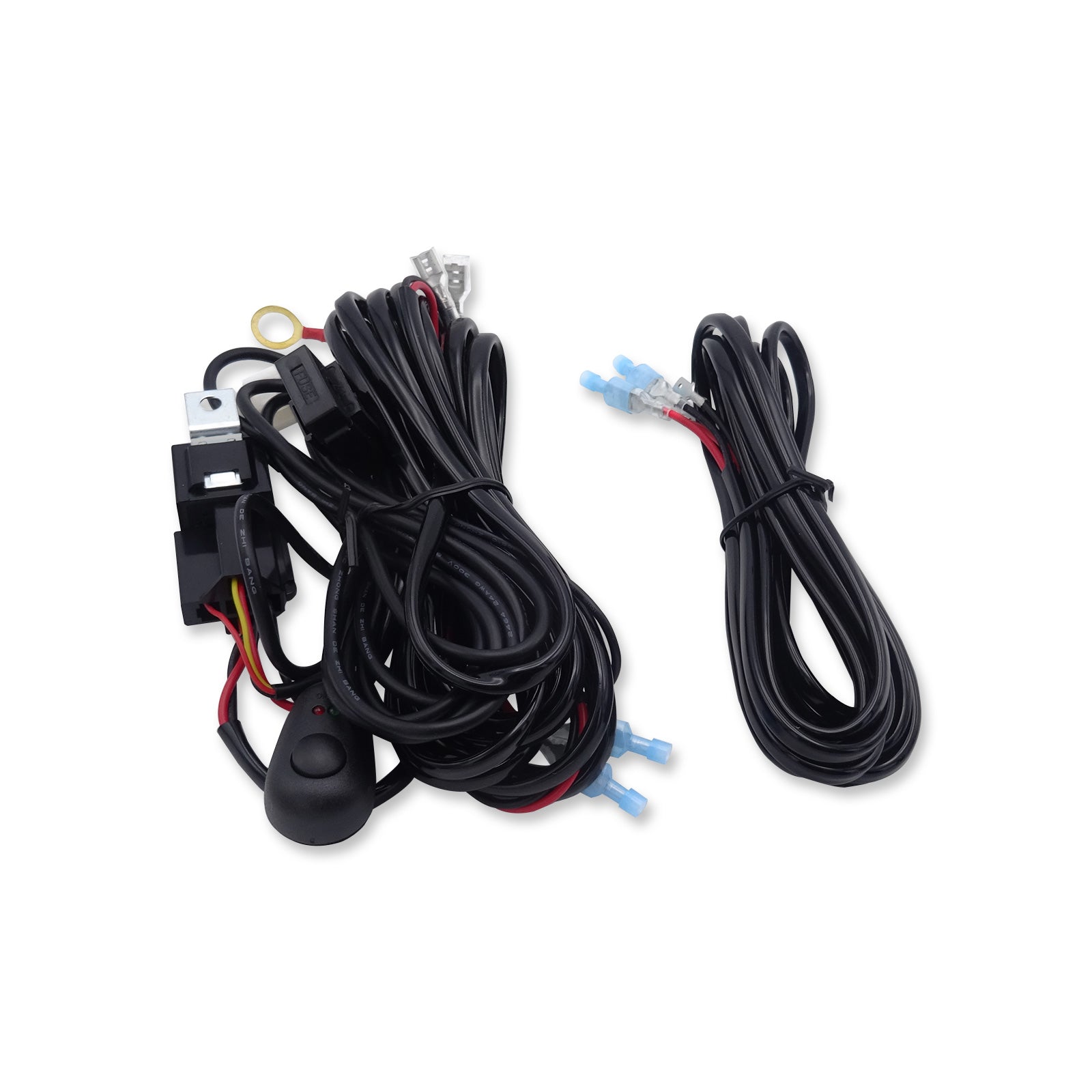 LED Lights 11.5ft Wiring Harness w/ Switch Power On/Off Relay Fuse - Weisen