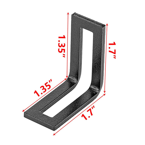 No Drilling Truck SUV ATV UTV Universal LED Light Bar Mount Brackets - WeiSen - ZT074