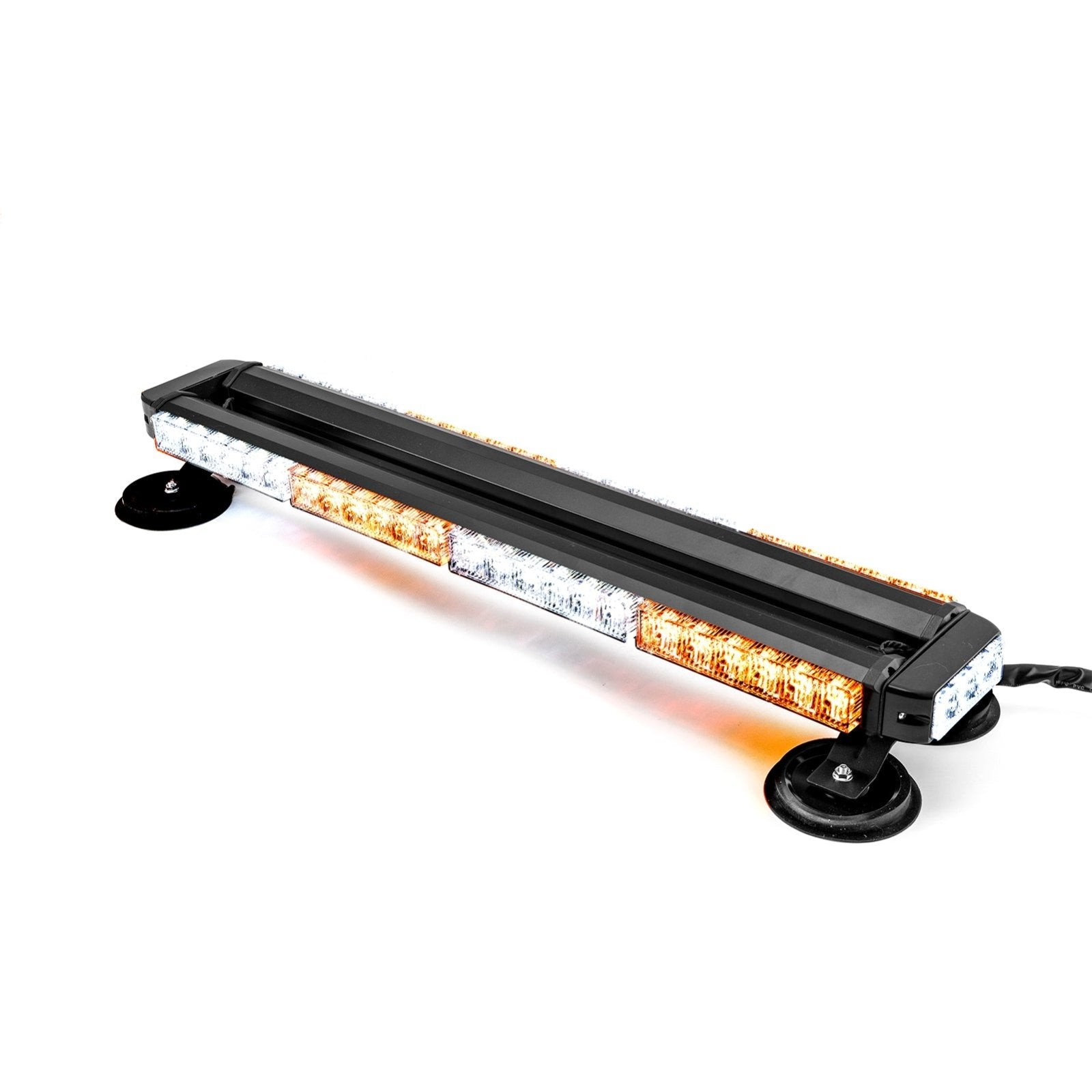 Off - Road Pickup Trucks Double Side - Amber/White 27" 54LED Roof Top Emergency Strobe Light Bar - WeiSen - 70207005