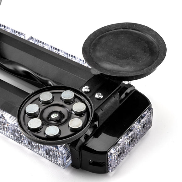 Off - Road SUVs Tow Trucks Double Side - Amber/White 38" 78LED Roof Top Emergency Strobe Light Bar - WeiSen - 70207006