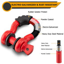 Off Road Truck Jeep Dodge Ram Universal Heavy Duty 3/4" Shackles D Ring Isolators Washer Kit - WeiSen - 70304014