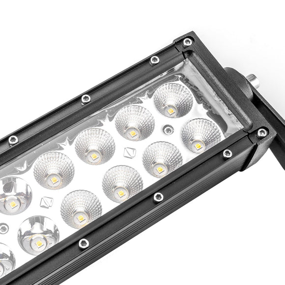 Off - Road Trucks SUV Jeep UTV 22" Dual Row Straight 120w LED Light Bar | White & Amber Light w/ Strobe Function - WeiSen - 70202017