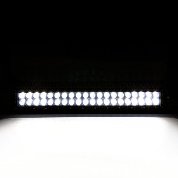 Off - Road Trucks SUV Jeep UTV 22" Dual Row Straight 120w LED Light Bar | White & Amber Light w/ Strobe Function - WeiSen - 70202017