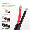 Off Road UTV ATV ARB Carling Universal 2 Lead LED Light Bar Wiring Harness - WeiSen - WI001 - A