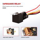 Off Road UTV LED Light Bar Wiring Harness Kit 12V 40A Fuse Relay Rocker Switch Kit - WeiSen - WI002