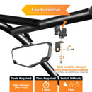 Off - Road UTV RZR Maverick Talon Pionner KRX Mule YXZ Racing Tempered Glass Center Rear View Mirror - WeiSen - 80301039