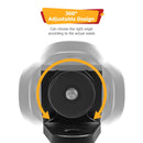 Pair Aluminum Whip Light Mounting Brackets for Polaris General Ranger Can - Am Defender Commander Maverick Sport Trail - WeiSen - 80109002