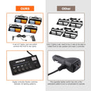 Toyota Honda Hyundai KIA Lexus Engineering Car 4PCS Universal Single Row 8LEDs Amber White Emergency Hazard Warning Strobe Lights Kit - WeiSen - 70207004