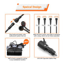 Toyota Honda Hyundai KIA Lexus Engineering Car 4PCS Universal Single Row 8LEDs Amber White Emergency Hazard Warning Strobe Lights Kit - WeiSen - 70207004