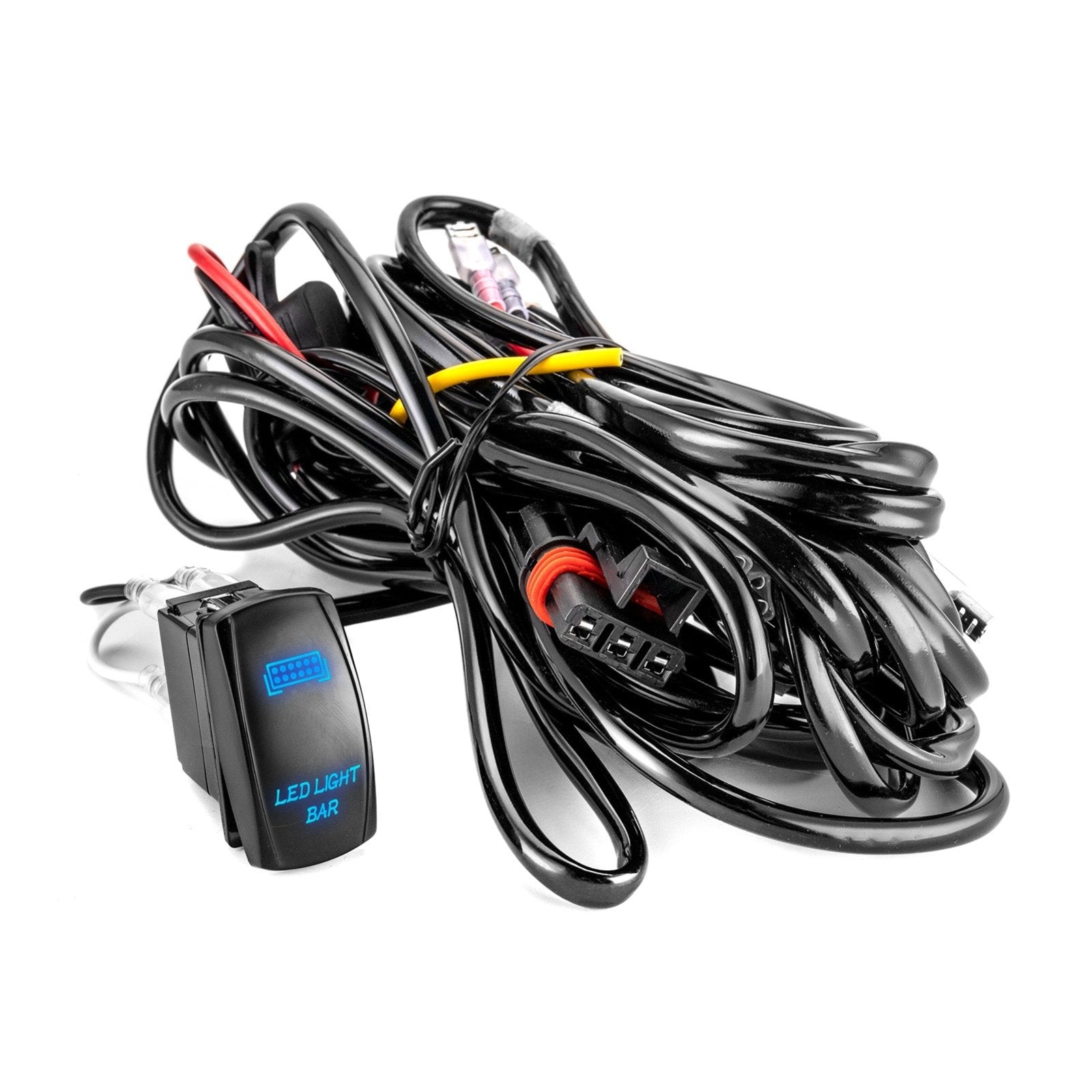 Polaris 3 Lead 14AWG & 18AWG Wiring Harness Kit with Pulse Power Bar Plug Connector for LED Lights - Weisen