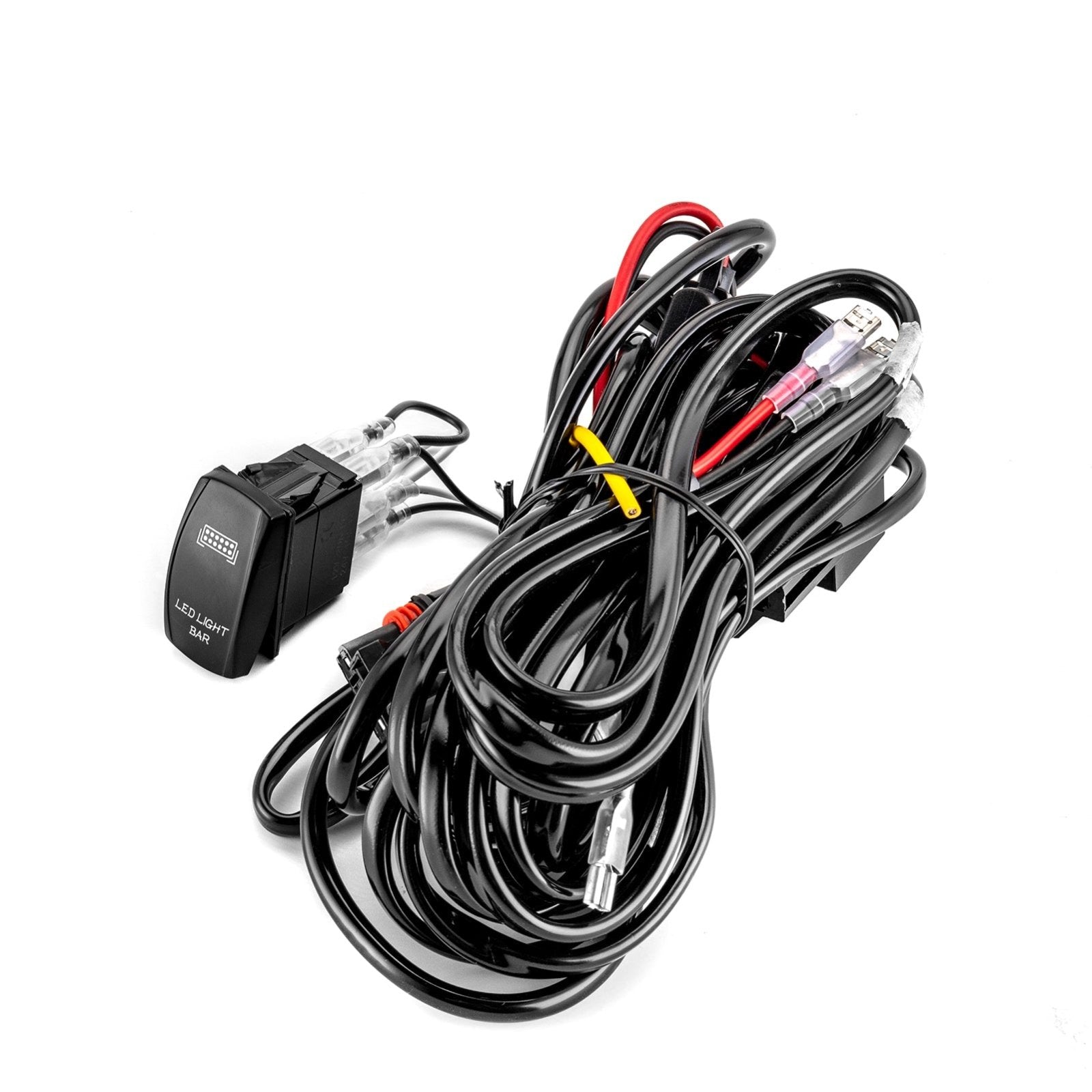 Polaris 3 Lead 14AWG & 18AWG Wiring Harness Kit with Pulse Power Bar Plug Connector for LED Lights - Weisen