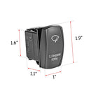 Polaris Can - Am Boat Marine Ship SUV UTV 20A 12V ON/OFF Windshield Wiper Rocker Switch - WeiSen - 70204032