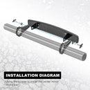 Polaris | Can Am | Honda Talon 2" Roll Bar 15" Rear Racing Wide View Center Mirrors - WeiSen - ZT035 - D