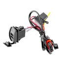 Polaris Dual USB 4.2A Fast Charger with Pulse Power Bar Plug Connector Rocker Style Switch Fuse - WeiSen - 80206018