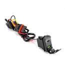 Polaris General XP / RZR Turbo R / Ranger XP 1000 Dual USB Tpye C Rocker Switch Charger/Outlet 12v w/ Pulse Power Bar Plug Connector - WeiSen - 80206024