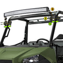 Polaris Ranger 570/900/1000 Fullsize Pro - Fit Cage Roof 50" LED Bar + Rear Light Pods Bracket Kit - WeiSen - ZT088 - A+LED010+WI002+ZT040+LED001+WI005 - B