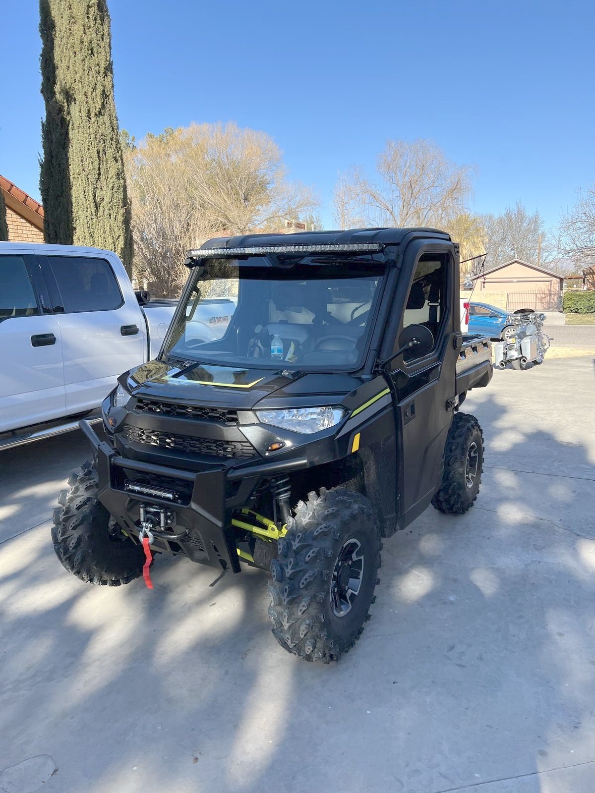 Polaris Ranger 570/900/1000 Pro-Fit Cage Roof 52" Light Bar Bracket Mounting - Weisen