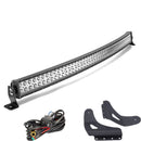 Polaris Ranger XP 900 / XP 1000 Crew Pro - Fit Cage 50" Curved LED Light Bar Kit - WeiSen - ZT177+LED010+WI002