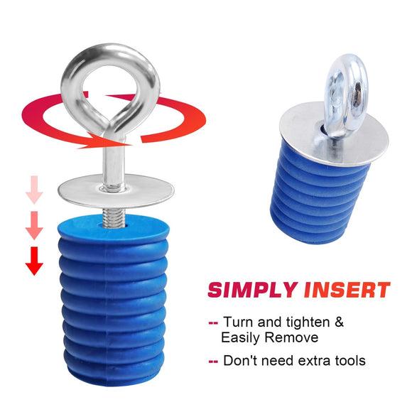 Polaris RANGER GENERAL 1000 Quick Plug Knob Tie Down Anchors Lock Ride Mount - WeiSen - ZT137 - A