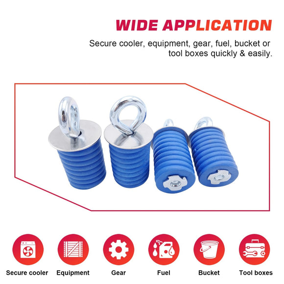 Polaris RANGER GENERAL 1000 Quick Plug Knob Tie Down Anchors Lock Ride Mount - WeiSen - ZT137 - A