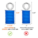 Polaris RANGER GENERAL 1000 Quick Plug Knob Tie Down Anchors Lock Ride Mount - WeiSen - ZT137 - A