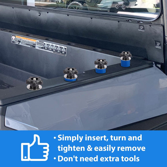 Polaris Ranger General 1000/900/500 XP Quick Lock Ride Knob Tie Down Anchors - WeiSen - ZT137 - B